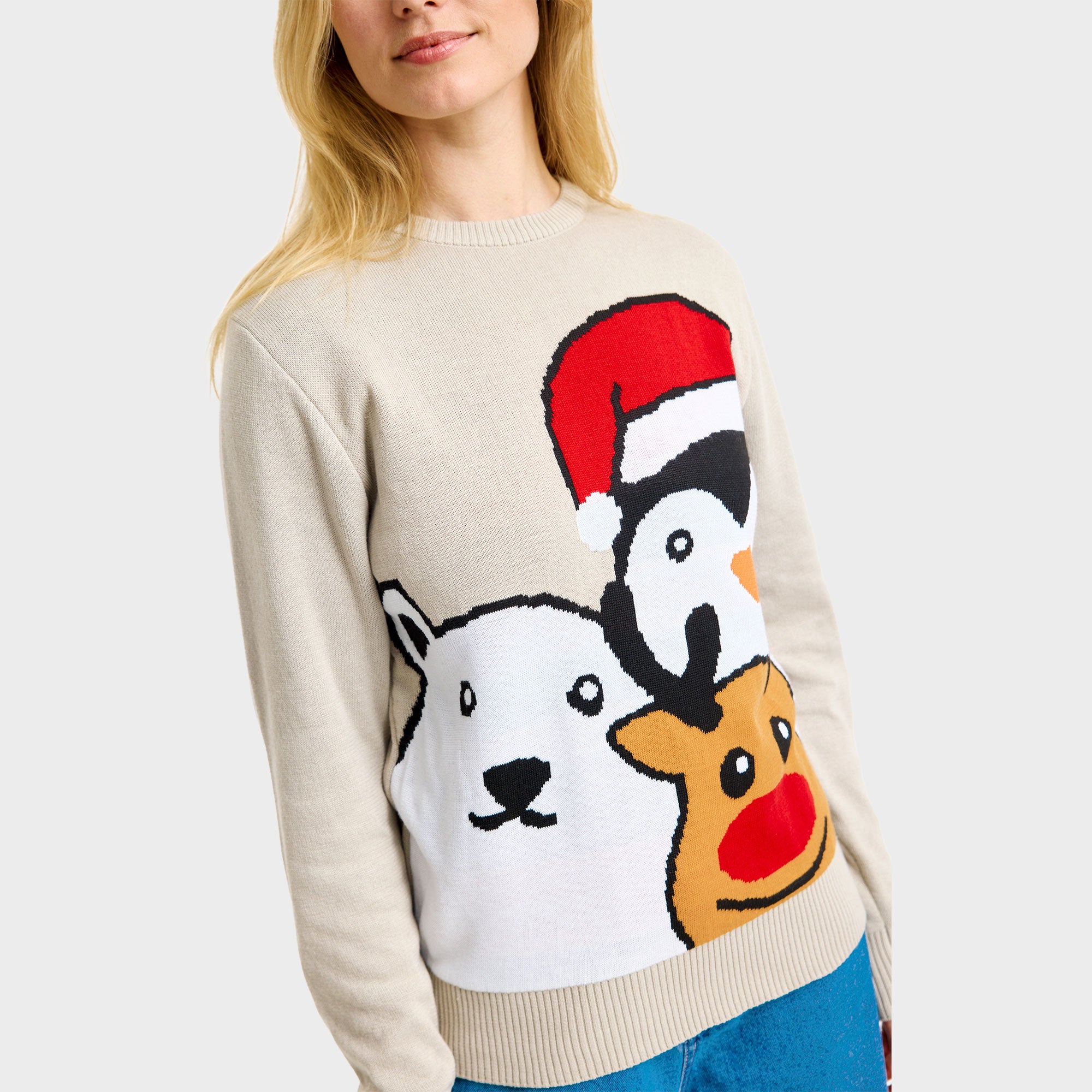 Dyrejulesweater - Dame